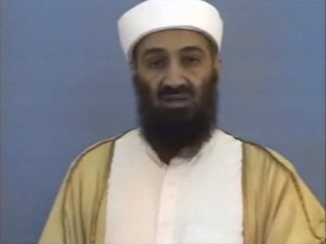 Usáma bin Ládin.
