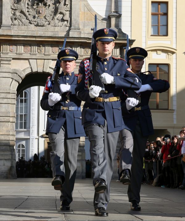 Hradní stráž.