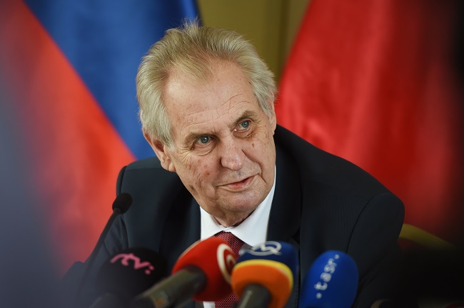 Prezident republiky Miloš Zeman.