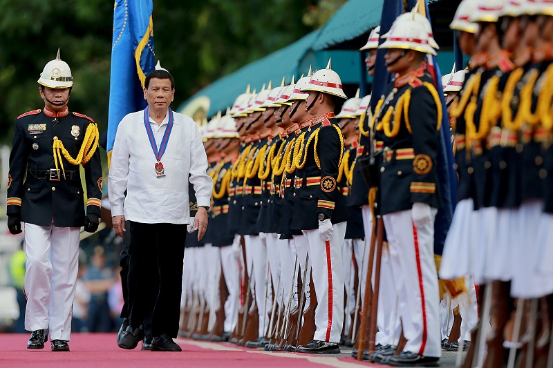 Filipínský prezident Rodrigo Duterte.