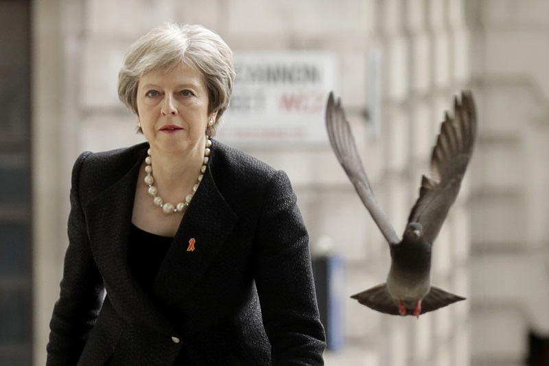 Britská premiérka Theresa Mayová. Britská premiérka Theresa Mayová.