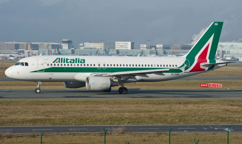 Airbus A320 společnosti Alitalia.