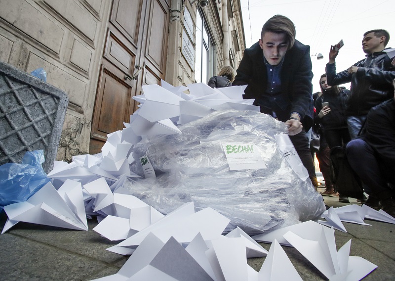 Protest ze 13. 4. Protest ze 13. 4.