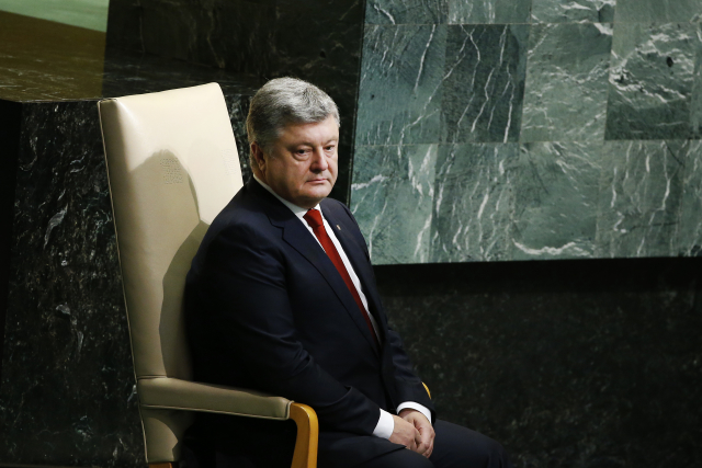 Ukrajinský prezident Petro Porošenko.