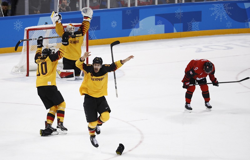 Největší překvapení olympiády bylo tažení Německa. To vyřadilo i Kanadu.