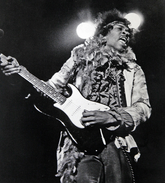 Jeden z nejvlivnějších kytaristů všech dob, Jimi Hendrix. 