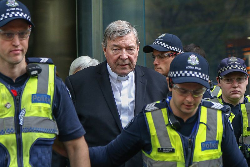 Australský kardinál a vatikánský pokladník George Pell. Australský kardinál a vatikánský pokladník George Pell.