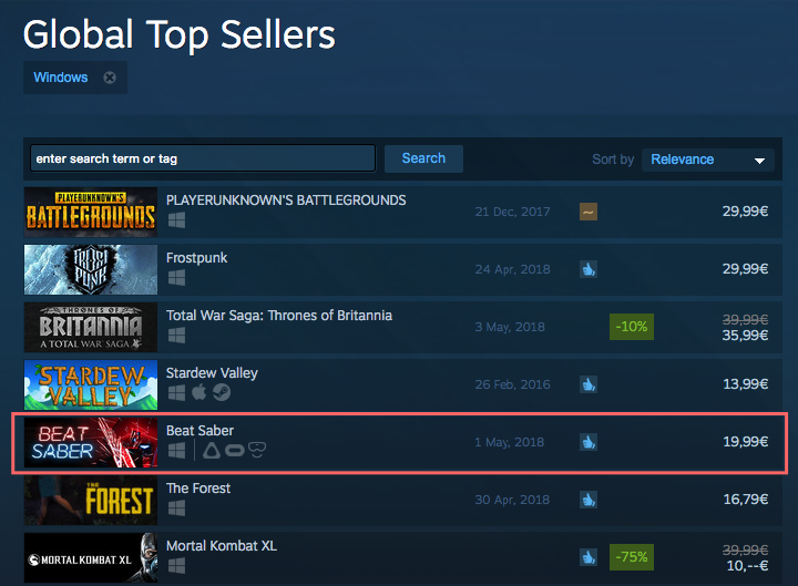 Česká hra pro virtuální realitu nabízí rytmickou zábavu a patří mezi nejprodávanější v obchodě Steam