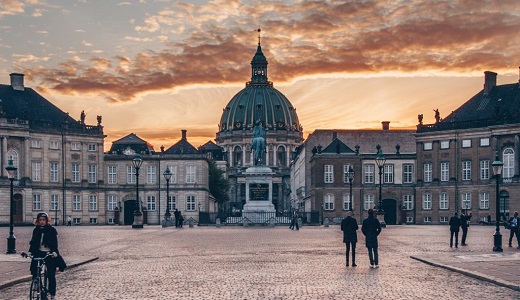 Amalienborg, sídlo dánské královny Markéty II.