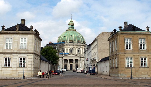 Frederikskirken je největší stavbou tohoto typ v celé Skandinávii.