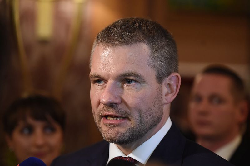 Slovenský premiér Peter Pellegrini. Slovenský premiér Peter Pellegrini.