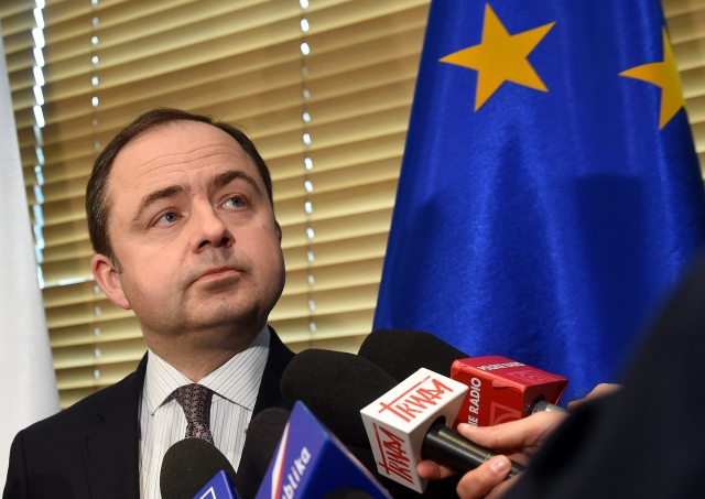 Máměstek polského ministra zahraničí Konrad Szymański.