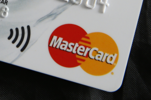 Platební karta MasterCard.