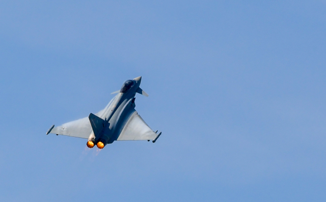 Stíhačka Eurofighter německé armády.