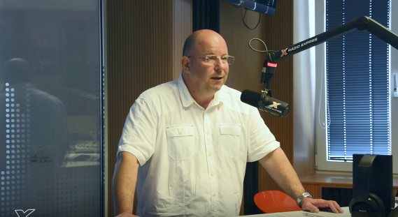 Generální ředitel slovenského veřejnoprávního rozhlasu a televize RTVS Jaroslav Rezník.