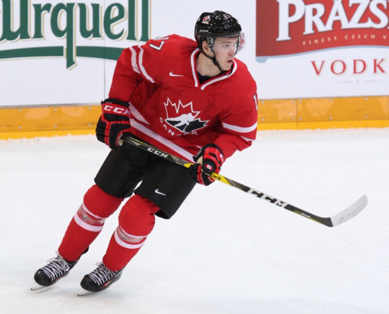Největší hvězda turnaje. Kanadský kapitán Connor McDavid. Největší hvězda turnaje. Kanadský kapitán Connor McDavid.