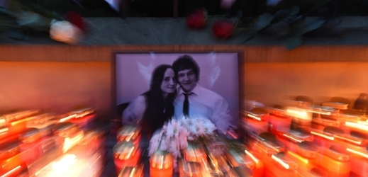 Zavražděný Ján Kuciak s přítelkyní.