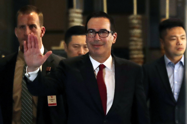 Americký ministr financí Steven Mnuchin.