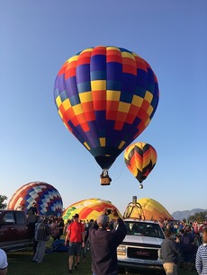 Horkovzdušné balony se vznesou nad Slapy (ilustrační foto).
