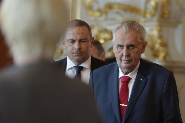 Prezident Miloš Zeman.