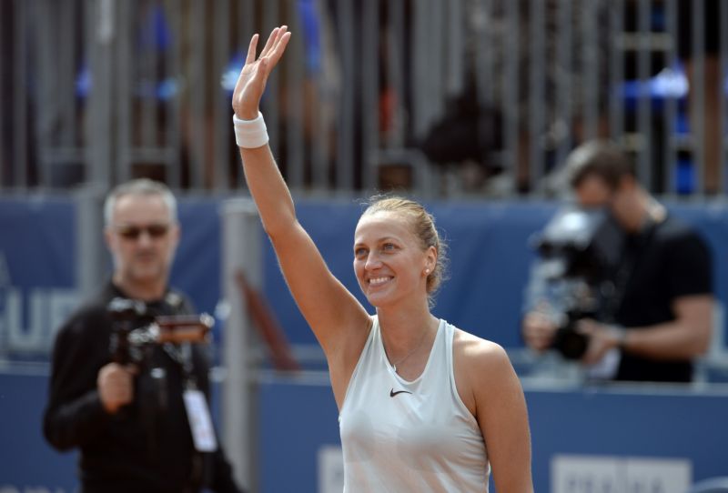 Petra Kvitová postoupila na turnaji v Praze do finále.