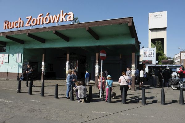Uhelný důl Zofiówka v polském městě Jastrzembie-Zdrój.