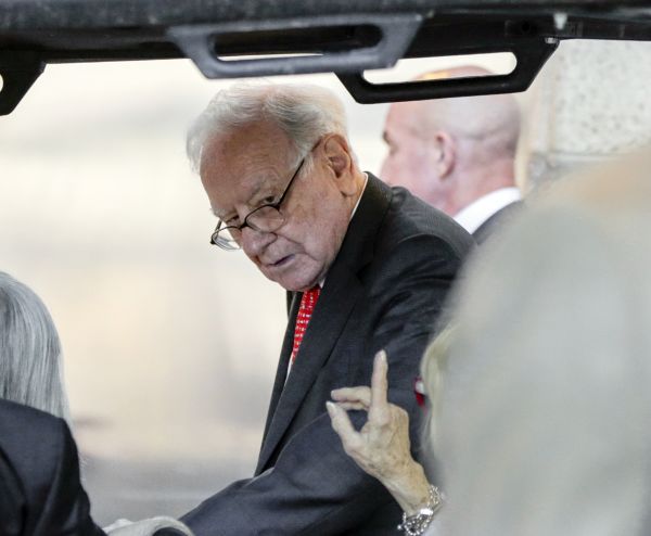 Miliardář a filantrop Warrena Buffett.