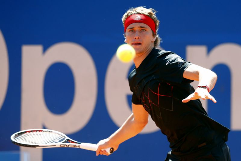 Vítěz turnaje z Mnichova Alexander Zverev.