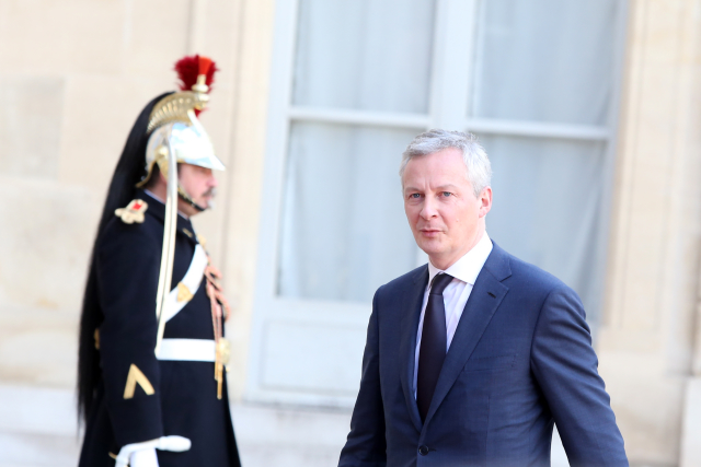 Francouzský ministr financí Bruno Le Maire.