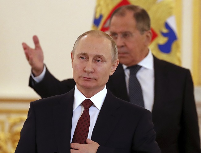 Vladimir Putin se stal počtvrté ruským prezidentem.