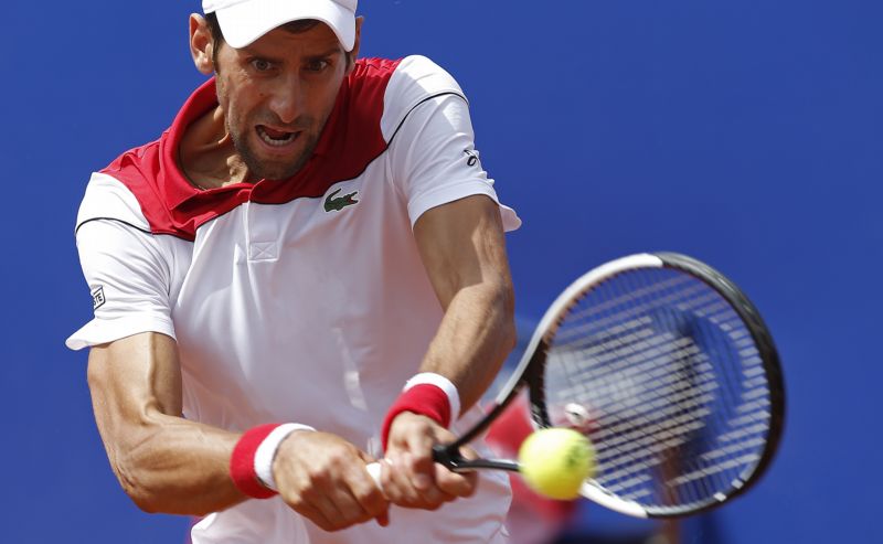 Srb Novak Djokovič porazil v Madridu Japonce Keie Nišikoriho 2:0 na sety.
