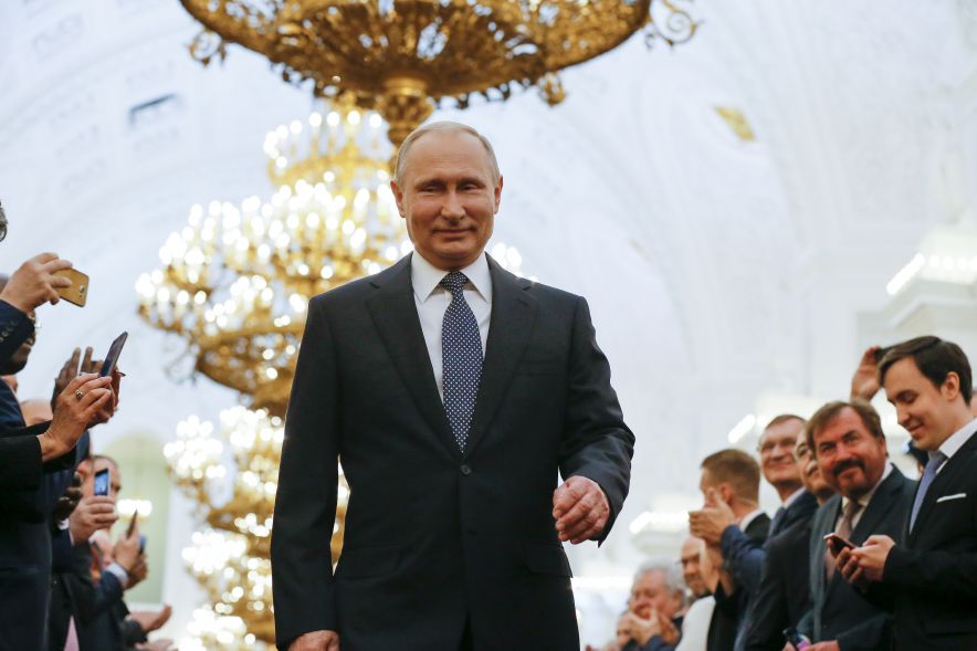 Staronový ruský prezident Vladimír Putin.