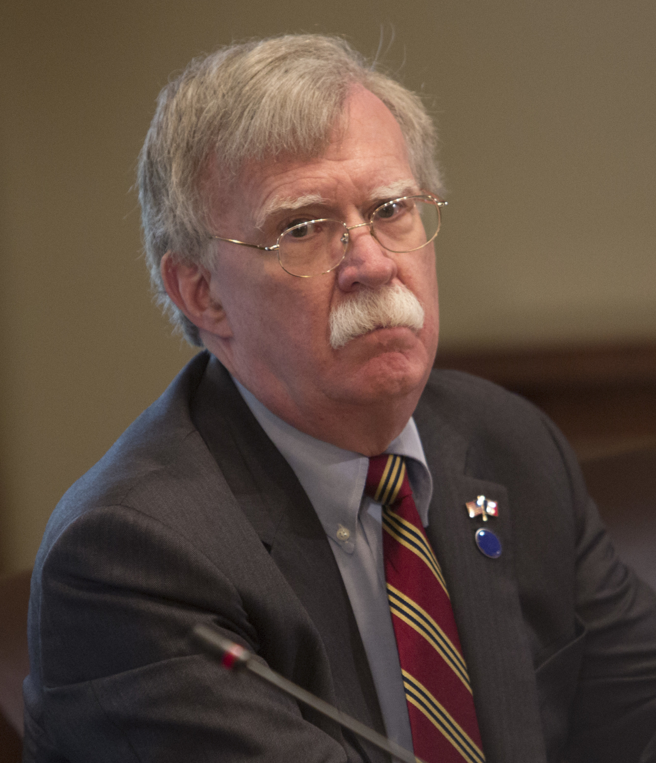 Trumpův bezpečnostní poradce John Bolton.
