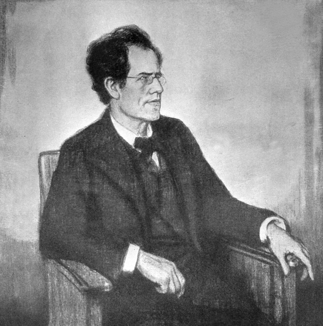 Skladatel Gustav Mahler.