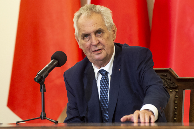 Prezident Miloš Zeman.