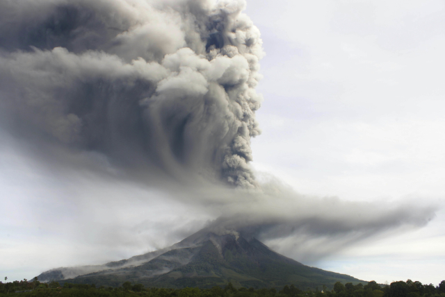 Sopka Merapi.