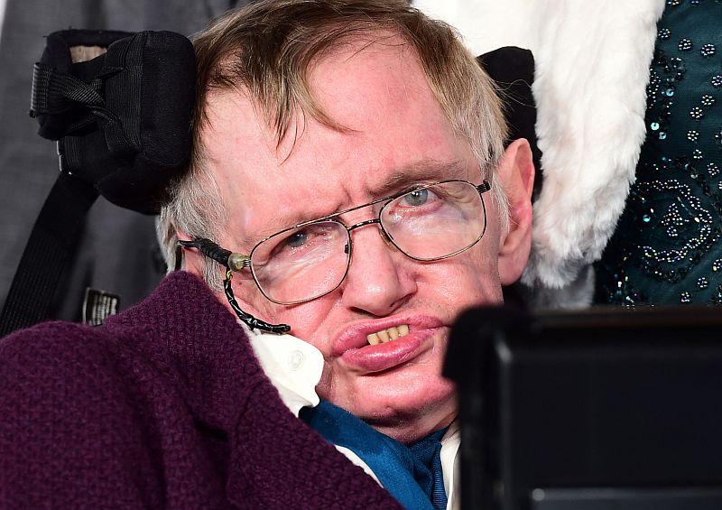 Zesnulý britský fyzik Stephen Hawking.