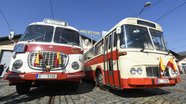 Snímek z Muzea MHD, Praha.