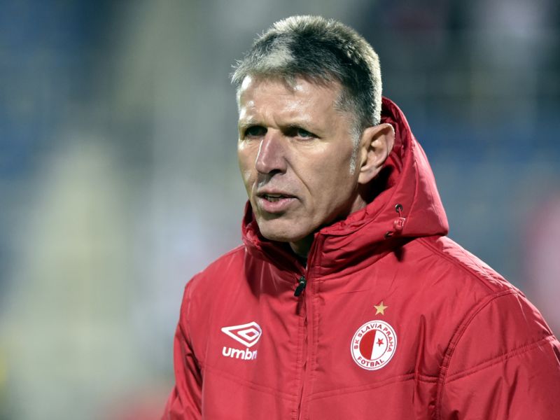 Slávistický trenér Jindřich Trpišovský připsal zásluhy za triumf sešívaných v národním poháru i svému předchůdci na lavičce Jaroslavu Šilhavému.
