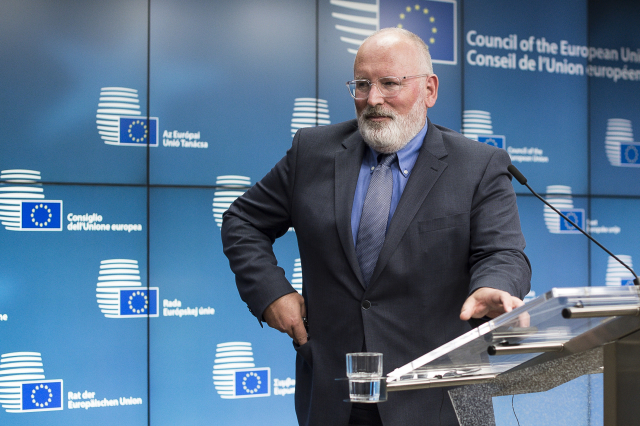 První místopředseda EK Frans Timmermans.