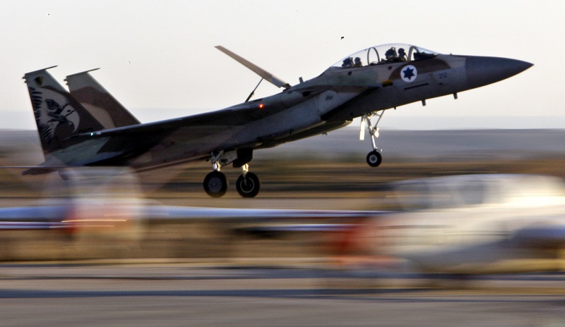 Ilustrační foto, F-15 Eagle izraelského letectva.