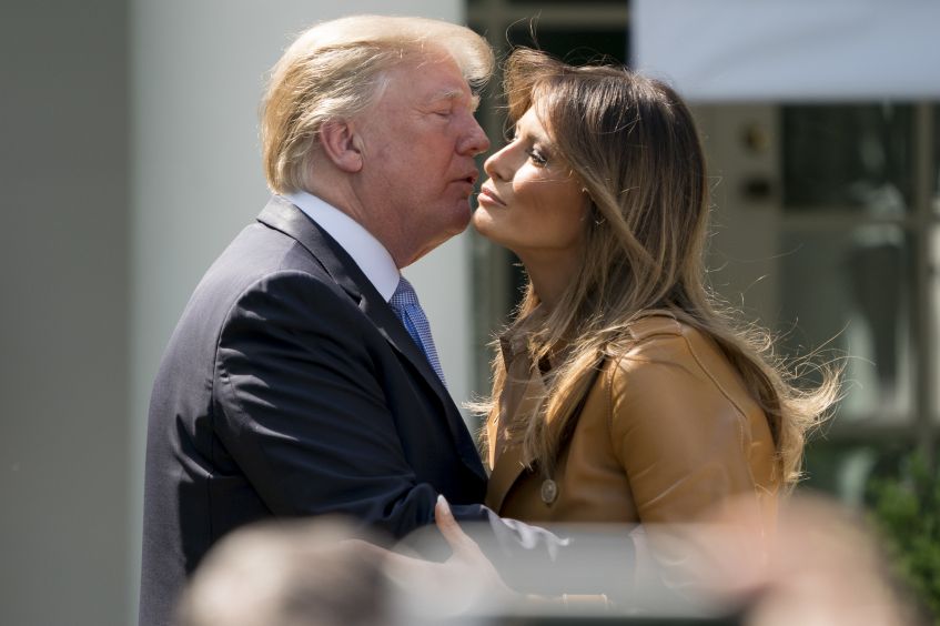 Melania Trumpová s manželem.