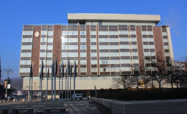 Hotel Intercontinental v Praze. 