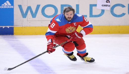 Alexander Ovečkin, ruský útočník.