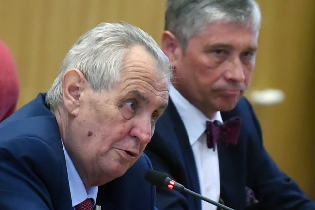 Prezident Miloš Zeman při návštěvě Moravskoslezského kraje. Prezident Miloš Zeman při návštěvě Moravskoslezského kraje.
