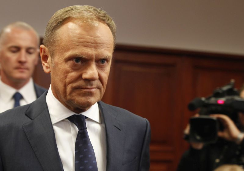 Předseda Evropské rady Donald Tusk. 