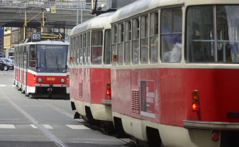 Tramvaje DPP.