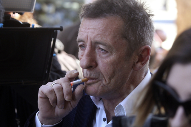 Bývalý bubeník legendární skupiny AC/DC Phil Rudd.