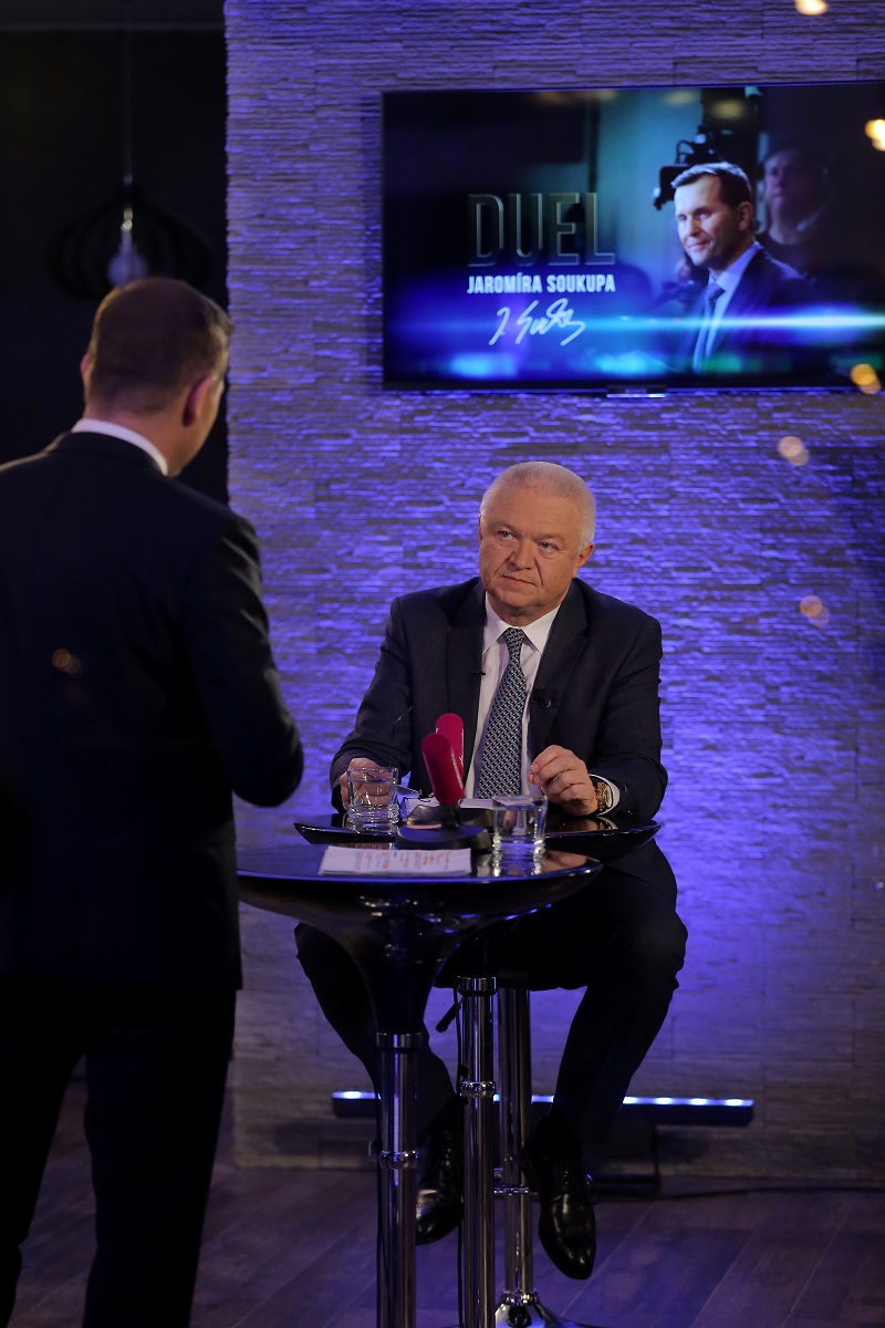 Jaroslav Faltýnek v Duelu Jaromíra Soukupa.