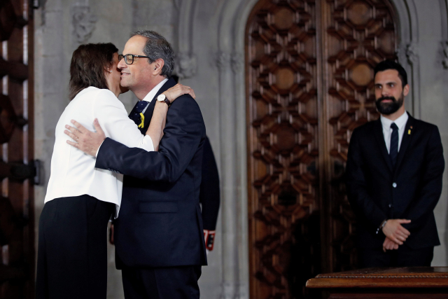 Nový katalánský premiér Quim Torra.